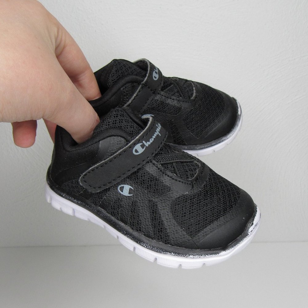 Toddler CHAMPION Athletic Sneaker Black Size 3W